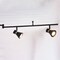 Vaxcel Ceiling Spot Fixture with Metal Shades Alto 6 Light LED Matte Black with Gold Satin Brass Accents C0288 - alternate 9